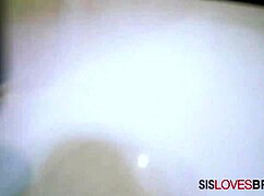 Stepsister Gizelle Bianco caught masturbating, so she fucked me instead