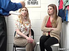 shoplifter ashley lane bent over and fucked hard