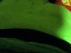 Skinny ebony bent over takes big black cock in intense scene