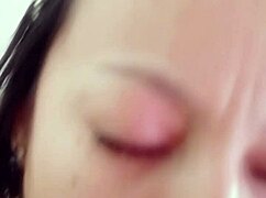 Delicious homemade latina blowjob with incredible deep throat skills