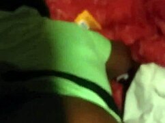 Skinny ebony bent over takes big black cock in intense scene