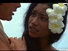 Manuia Taie teases with a banana in Pacific Banana 1981