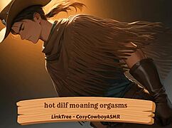 Hot Dilf Moans Through Intense Orgasms with Friend