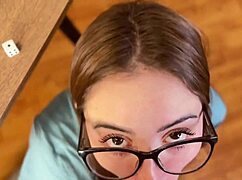 Game night with stepsister alicia hall wins blowjob