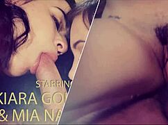 i watched Kiara and Mia bang an old man and share his cum