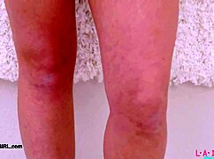 cute teen blonde model shows her sexy body in photoshoot 😍