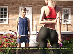 A Wife And Stepmother Enjoy A Relaxing Jog Together