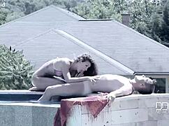 Czech college blonde gives epic blowjob and licks balls pov