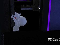 you catch the intruder hiding in your house, and she gets anal fucking with big black cock