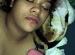 Horny dominican girl loves facials?