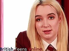 British Student UpSkirt JOI