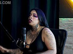 Client Cums Before Anal with Wife Marcelly Melo in Sheer Red.