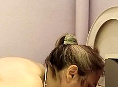 What does the housewife slave do in the toilet?