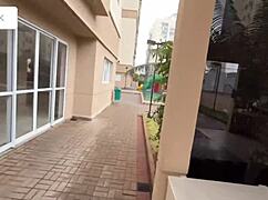 Mostrando Apartamento Novo E Estreando Com Foda Caseira Ft Amberzinha!