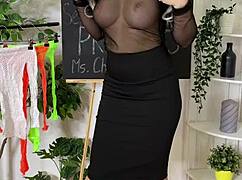 sexual wellness presents sexy fishnet dresses on mature amateurs