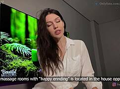 I tricked the masseuse and cummed inside her, oops!