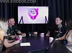 Teh Angel's Family Handjob Collab in Sheer Red