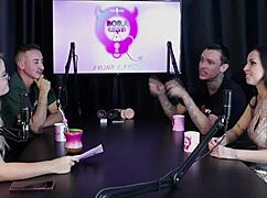 Teh Angel's Family Handjob Collab in Sheer Red