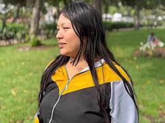 peruvian beauty invited him to fuck at my house