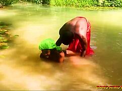 African Wife Fucked Outdoors