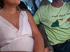 Teen GF Anal Sex Doggystyle In Car With Big Tits And Footjob