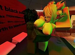 Blonde Snowbunny Gets Railed By Big Black Cock In Roblox