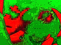 Experimenting with another well-endowed guy at glory hole