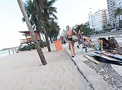 In Mini Shorts, Guys Devour Me With Eyes On Beach