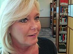 Who needs clothes in public? My wife spreads her wet pussy right here.