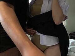 School Opens, I Invite Cute Sister For Uniform Fuck, Her Moans Are So Adorable!