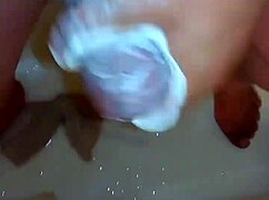 stroking in the shower feels so good