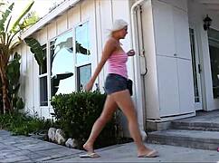 Blonde Slut Learns Her Lesson from Hot Milf's Fucking