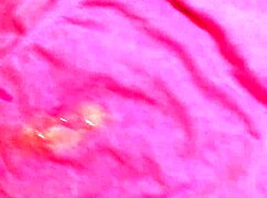 Detailed scene of cum filling dirty panties after intense cumshot