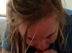 Hey, can this blonde handle a hung stud’s deepthroat explosion?