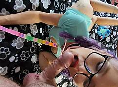 cute slut gets anal and pussy fucked