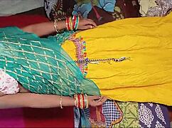Rajasthani bhabhi had a lot of fun after taking off her lehenga from her brother-in-law full 4k video