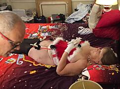 Granny Carmen’s Dildo Action for Christmas in July