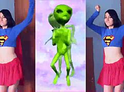 epic sax guy dances against a girl gamer in this viral video