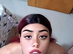 i bent over for anal and got creampie on face