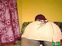 Big tits bbw african girl in porn casting interview 😍