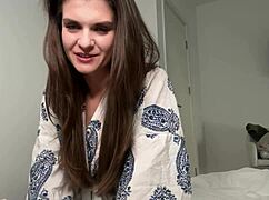 hey, caught stepmom with milky boobs sneaking around her bedroom last night