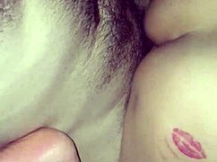 In this amateur video, the petite blonde babe with big tits loves sucking a huge cock passionately.