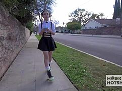 Face Blasted Babe Lucie Kline Licks Lollipop After WILD Fucking!