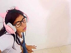 does the janitor fuck the horny secretary hard?