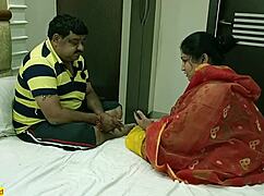 Middle-aged husband struggles, but his hot Desi wife craves wild group action.