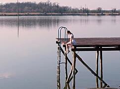 i met a sad cutie on the dock and fucked her hard