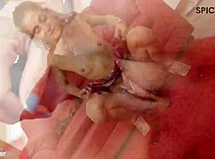 does the cubana masturbate solo with toys?