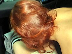 Teen Gives Best Car Blowjob POV 😋