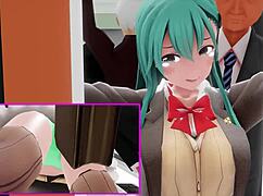 This Anime Girl Suzuya Gives an Amazing Blowjob