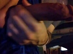 close up view of big cock making her squirt during masturbation